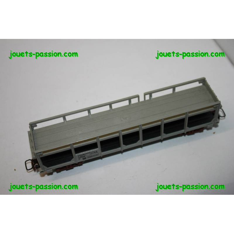 Wagon Transport Autos A Bogies STVA Jouef 6540 ho en