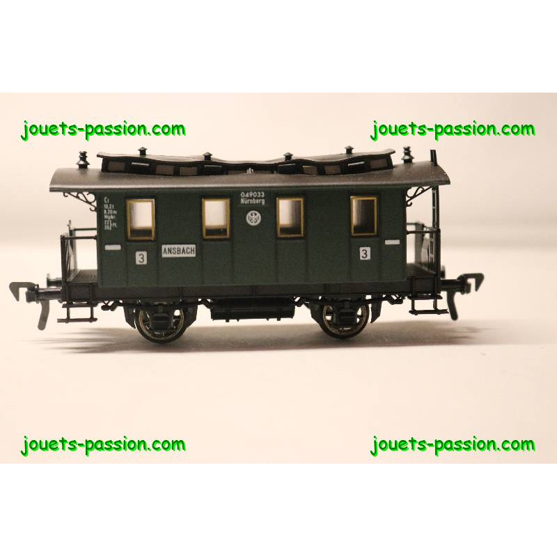 Rame Fleischmann HO – 3 Wagons Marchandises – Réf 5050 5051 – Bon état – Boîte