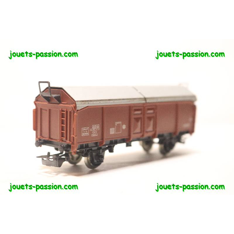 Jouef ho 632 b, wagon tombereau haut de fret, sncf + chargement minerais charbon - Collection