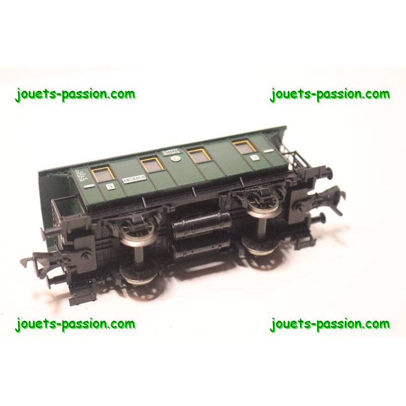 FLEISCHMANN 1400, voiture ancienne à 2 essieux type Ci 3 Kl. KPEV neuf BO