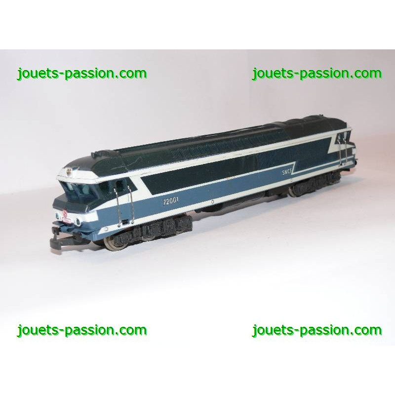 Jouef ho 8571 locomotive motrice diesel electrique sncf cc 72001, moteur 5 poles ok - Collection