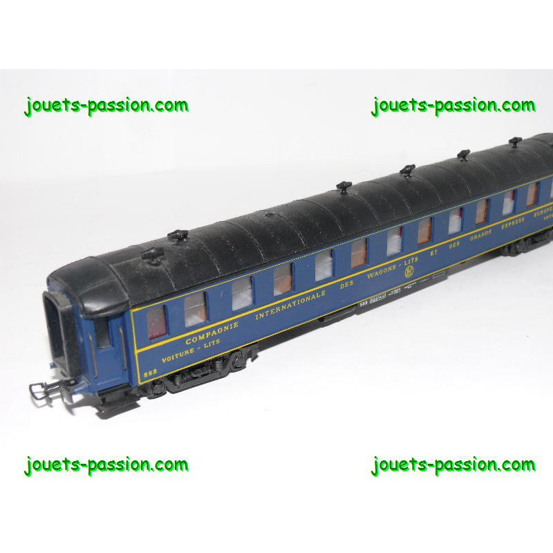 Y438 FRANCE TRAINS Voiture Ho 236 Kit monté Wagon lits CIWL 583