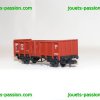 7804-7805 2 wagons Fleischmann Piccolo ref 8205 et 8401