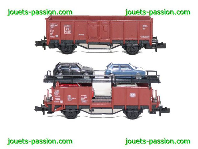 7806-7807 2 wagon Fleischmann Picolo Ref 8225 et 8205