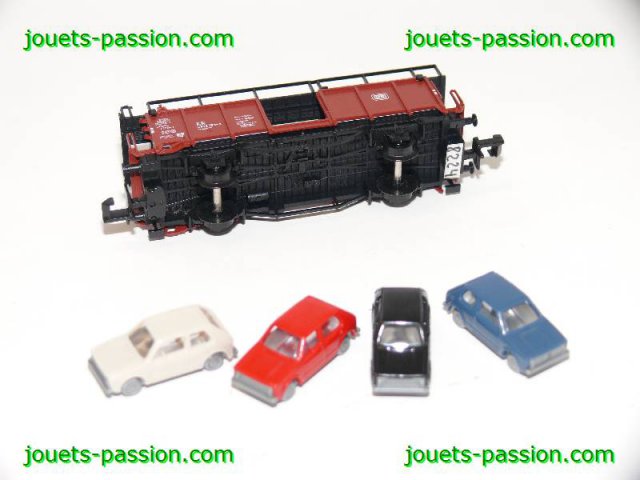 7806-7807 2 wagon Fleischmann Picolo Ref 8225 et 8205