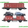 7806-7807 2 wagon Fleischmann Picolo Ref 8225 et 8205