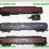 7826-7827 lot 3 voitures hornby acHo