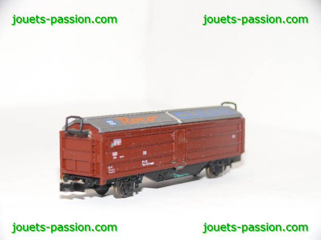 7899+7900 Echelle N fourgon Roco 25093 sans système de nettoyage des rails
