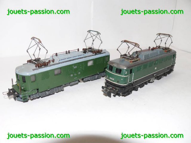 7961+7962 lot de 2 motrices Trix Express (ref.2234 et 2236)