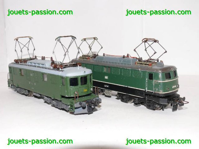 7961+7962 lot de 2 motrices Trix Express (ref.2234 et 2236)