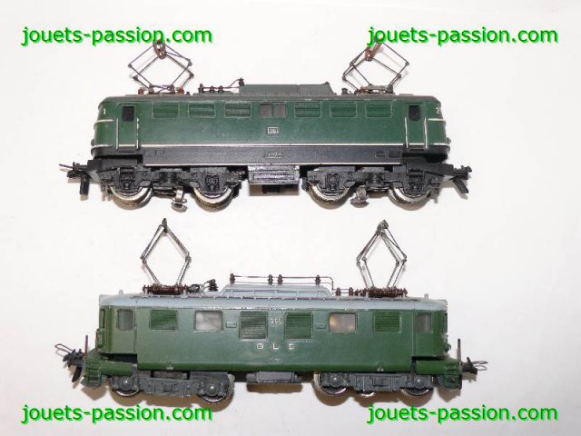 7961+7962 lot de 2 motrices Trix Express (ref.2234 et 2236)